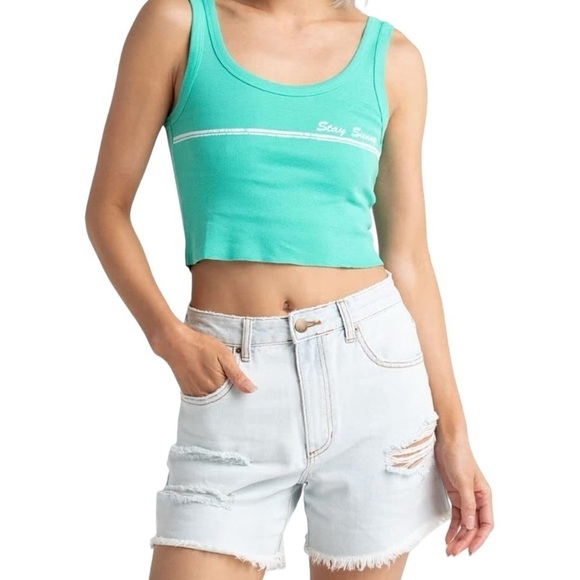 Billabong Pants - Billabong Women's How Bout That Denim Shorts Size 25